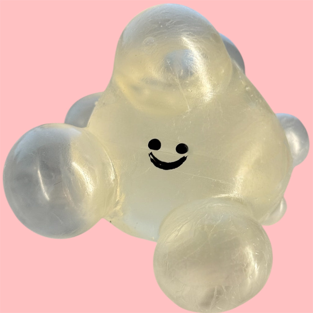 Clear Smiley Squishy 6 cm Popper Remover