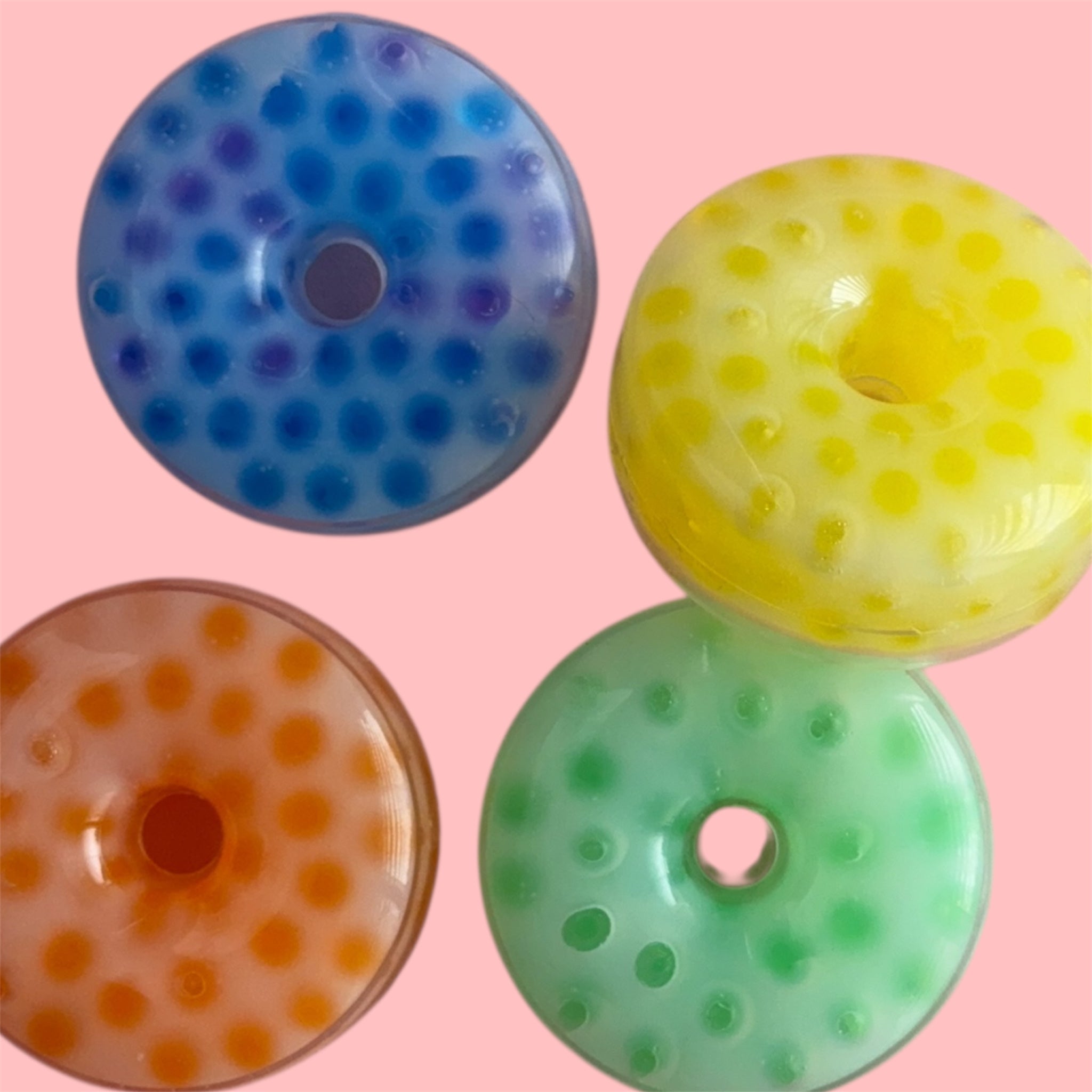 Color Dot Donut Squishy  asmr