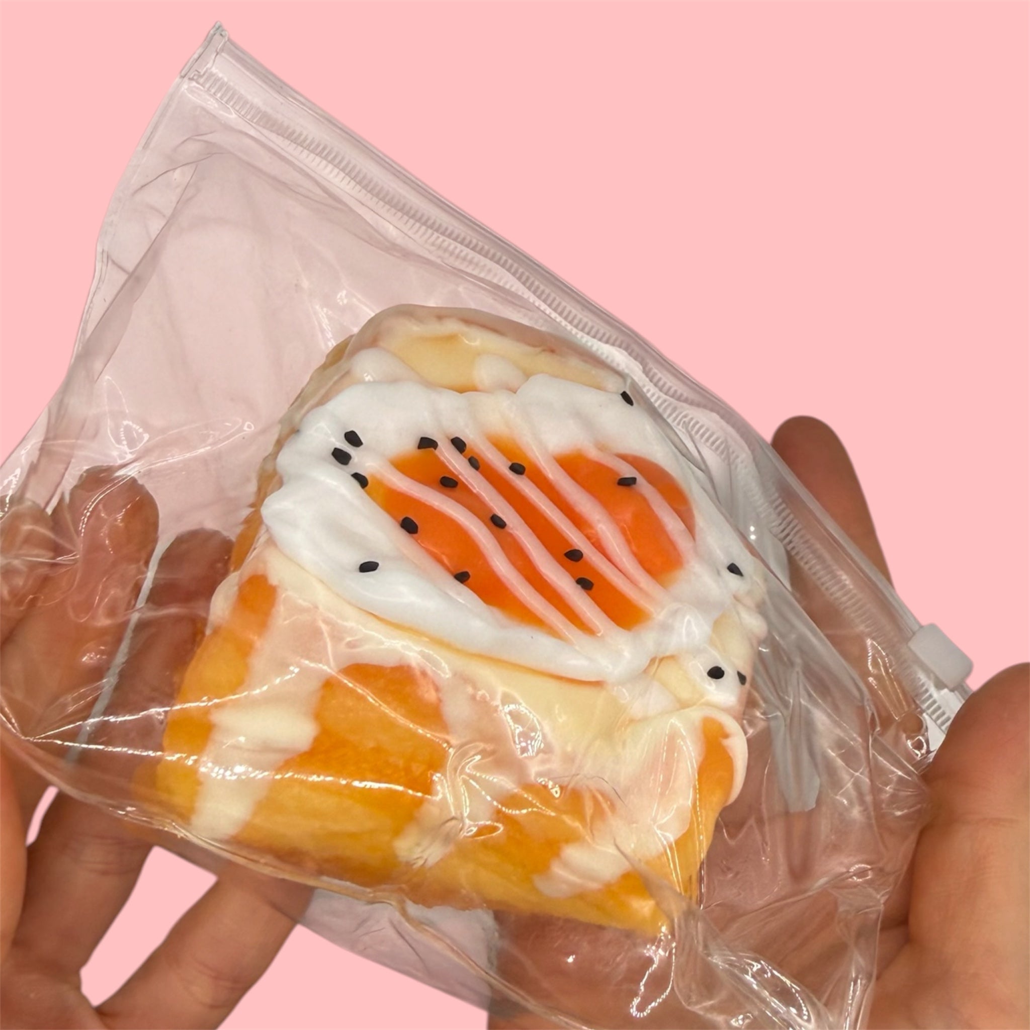 Zoom Double-Decker Molten Egg Toast Squishy toy