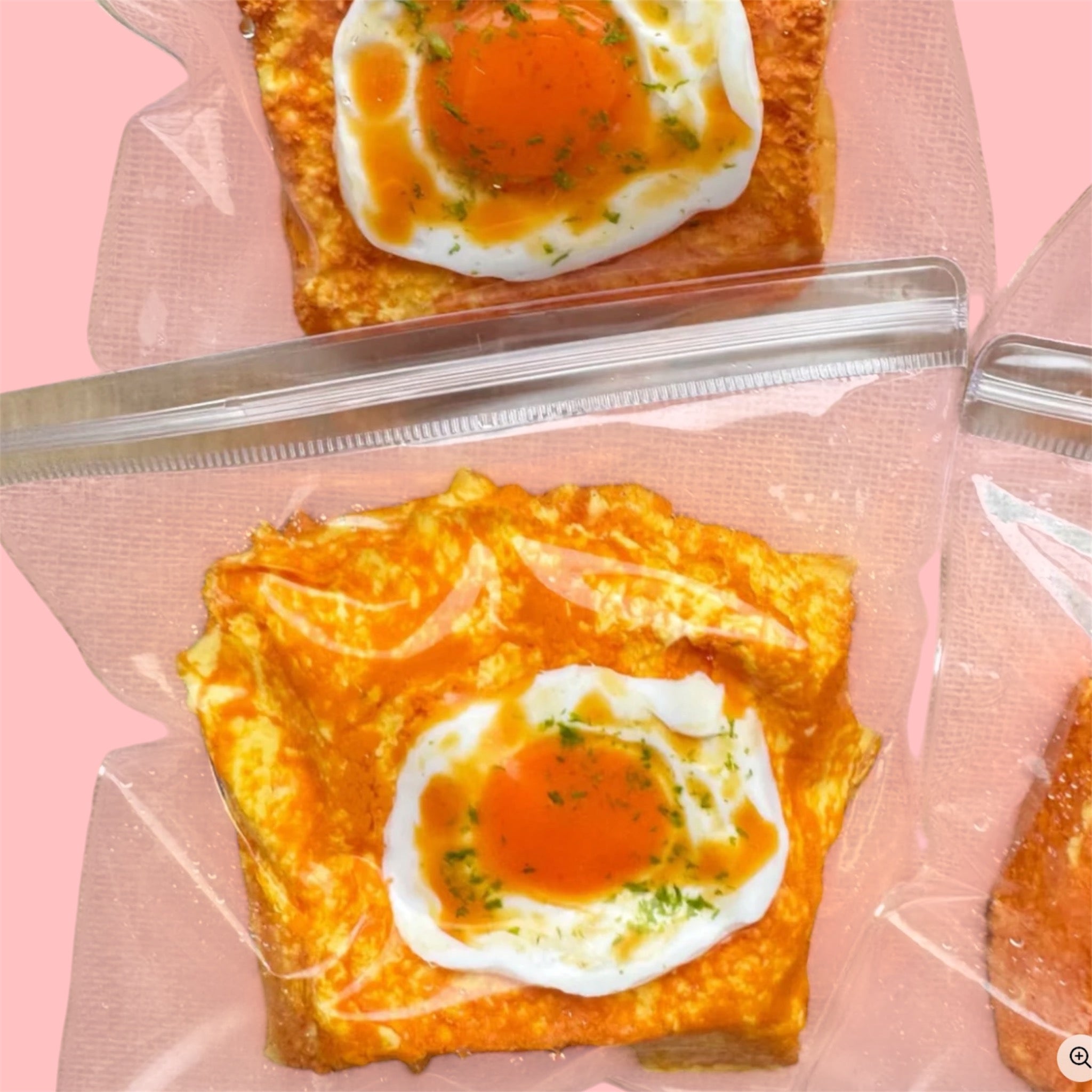 Zoom Double-Decker Molten Egg Toast Squishy toy