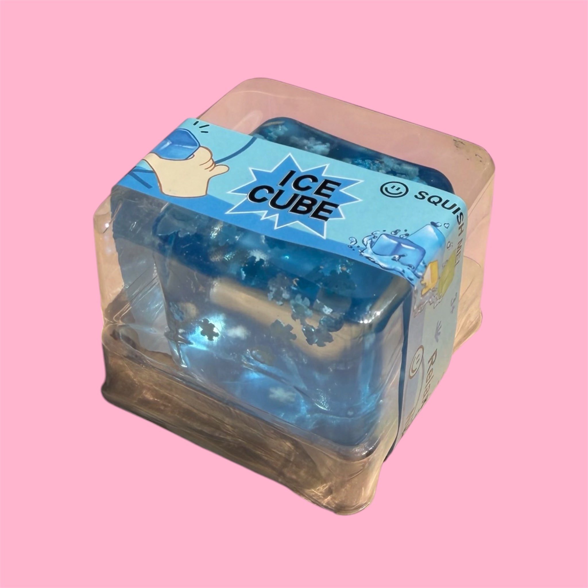 Crystal  Cube Squishy 🧊✨