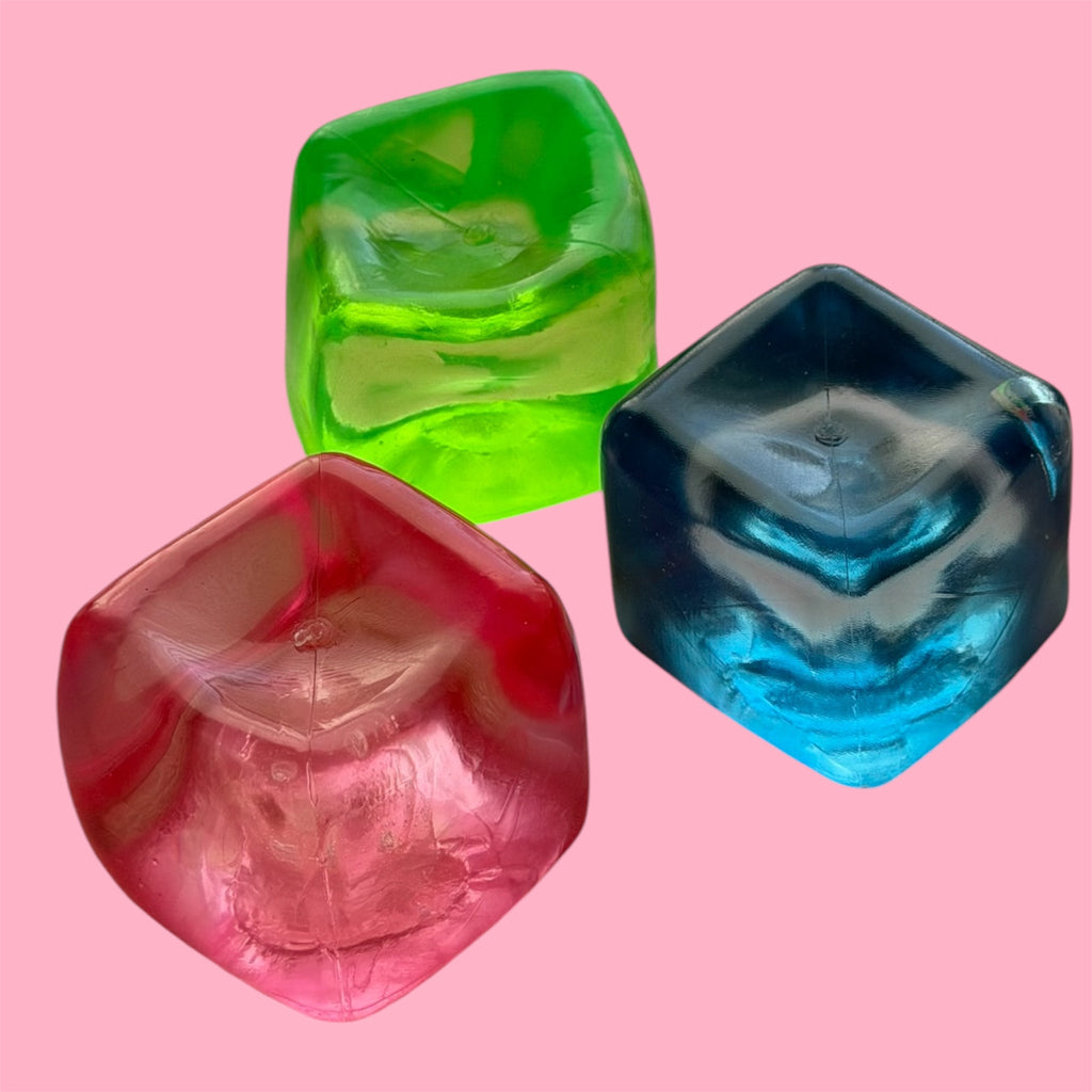 Crystal  Cube Squishy 🧊✨
