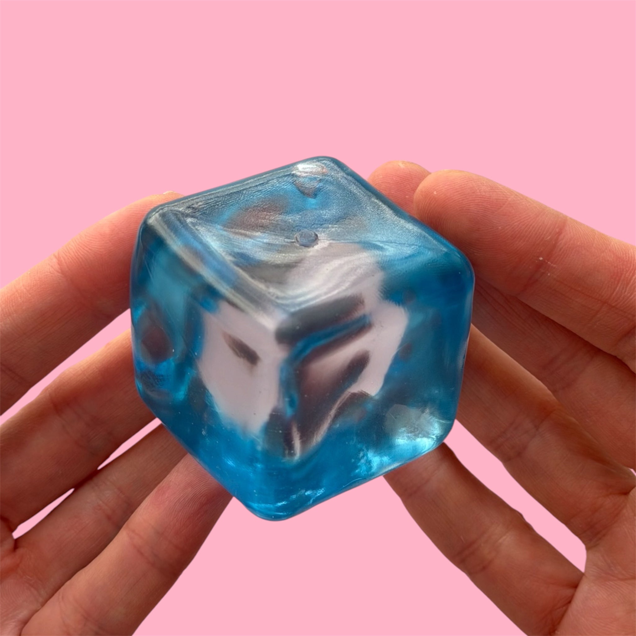 Crystal  Cube Squishy 🧊✨