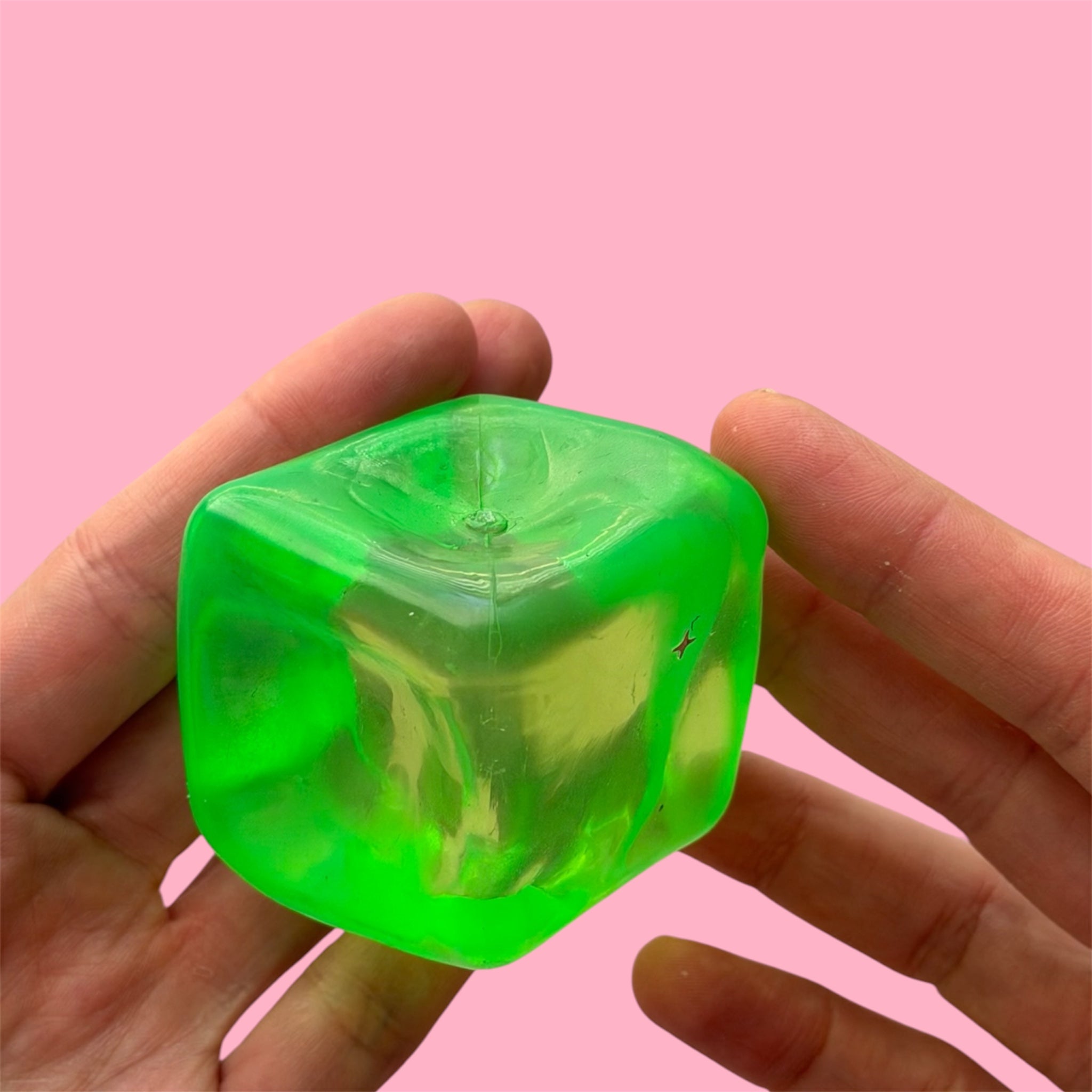 Crystal  Cube Squishy 🧊✨