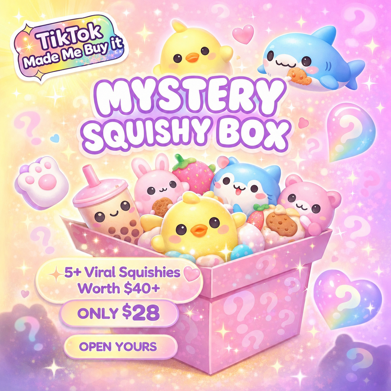 (1) Kawaii Squishy Box